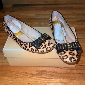Michael Kors Devin Ballet Haircalf/Leather 🐆